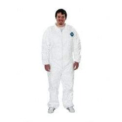 Dupont - Size 2XL Film Laminate General Purpose Coveralls - Zipper Closure - Best Tool & Supply