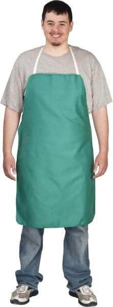 PRO-SAFE - 24 x 36" Flame Resistant/Retardant Bib Apron - Cotton, 10 oz Material, Green, 0 Pockets - Best Tool & Supply