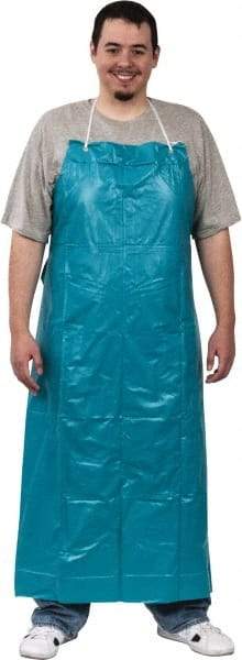 Safety Zone - 36" Wide x 50" Long x 20 mil Thick Bib Apron - PVC, Green, Resists Chemicals - Best Tool & Supply