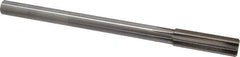 Alvord Polk - 43/64" High Speed Steel 8 Flute Chucking Reamer - Straight Flute, 9/16" Straight Shank, 2-1/4" Flute Length, 9" OAL - Best Tool & Supply