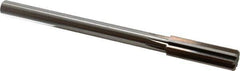 Alvord Polk - 51/64" High Speed Steel 8 Flute Chucking Reamer - Straight Flute, 5/8" Straight Shank, 2-1/2" Flute Length, 9-1/2" OAL - Best Tool & Supply