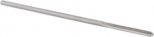 Chucking Reamer: 0.111″ Dia, 3-1/2″ OAL, 7/8″ Flute Length, Straight Shank, High Speed Steel 4 Flute, RH