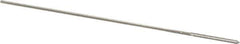 Alvord Polk - #61 High Speed Steel 4 Flute Chucking Reamer - Straight Flute, 0.035" Straight Shank, 1/2" Flute Length, 2-1/2" OAL - Best Tool & Supply