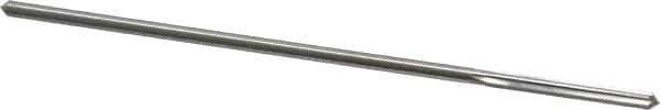 Alvord Polk - 2.5mm High Speed Steel 4 Flute Chucking Reamer - Straight Flute, 0.0928" Straight Shank, 7/8" Flute Length, 3-1/2" OAL - Best Tool & Supply