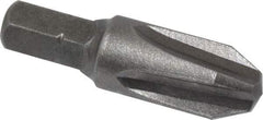 Apex - #4, Hex Drive Phillips Screwdriver Bit - 1/4" Drive, 1-1/4" OAL - Best Tool & Supply