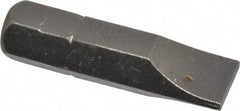 Apex - 9/32" x 0.046" Blade, 1/4" Drive Slotted Screwdriver Bit - 1" OAL, Insert Bit - Best Tool & Supply