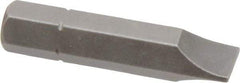 Apex - 21/64" x 0.05" Blade, 5/16" Drive Slotted Screwdriver Bit - 1-1/2" OAL, Insert Bit - Best Tool & Supply