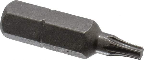 Apex - 1/4" Drive T9 Torx Screwdriver Bit - 1" OAL - Best Tool & Supply