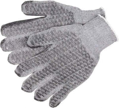 MCR Safety - Size L General Protection Work Gloves - For General Purpose, Knit Wrist Cuff, Gray, Paired - Best Tool & Supply