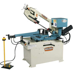 Baileigh - 13.77 x 8.66" Semi-Automatic Combo Horizontal & Vertical Bandsaw - 1 Phase, 60° Right, 45° Left Vise Angle of Rotation, 2 hp, 220 Volts, Frequency Drive - Best Tool & Supply