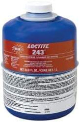 Loctite - 1,000 mL Bottle, Blue, Medium Strength Liquid Threadlocker - Series 243, 24 Hour Full Cure Time, Hand Tool Removal - Best Tool & Supply