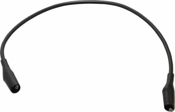 Pomona - Black Electrical Test Equipment Patch Cord - Use with Minigators, Test Clips - Best Tool & Supply