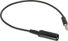 Pomona - Black Electrical Test Equipment Clip - Use with 0.300" Terminal, Banana Plugs - Best Tool & Supply