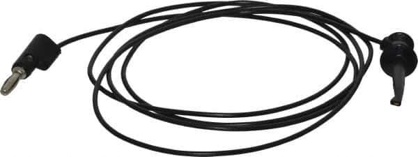 Pomona - Black Electrical Test Equipment Patch Cord - Use with Test Clips - Best Tool & Supply