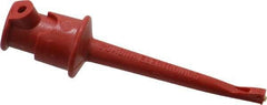 Pomona - Red Electrical Test Equipment Clip - Use with Minigrabbers - Best Tool & Supply