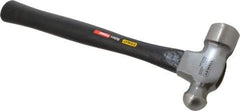 Stanley - 1-1/2 Lb Head High Carbon Steel Ball Pein Hammer - Hickory Handle, 15-1/8" OAL - Best Tool & Supply