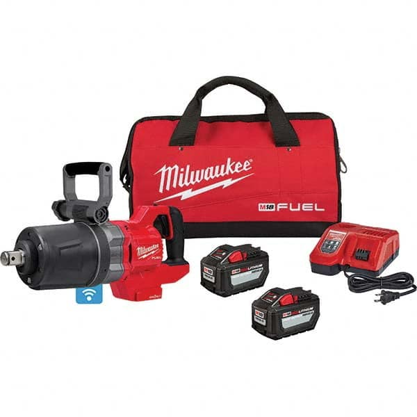 Milwaukee Tool - Cordless Impact Wrenches & Ratchets Voltage: 18.0 Drive Size (Inch): 1 - Best Tool & Supply