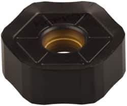 Kennametal - HNGJ535 GD Grade KCPK30 Carbide Milling Insert - TiN/TiCN/Al2O3 Finish, 0.2189" Thick, 5/8" Inscribed Circle, 1.2mm Corner Radius - Best Tool & Supply