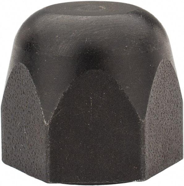 Morton Machine Works - 3/8-16" UNC, 3/4" Width Across Flats, Black Oxide Finish, Steel Acorn Nut - 3/4" Overall Height, TCMAI - Best Tool & Supply