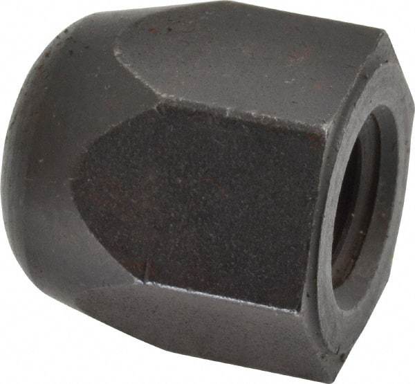 Morton Machine Works - 5/8-11" UNC, 1-1/16" Width Across Flats, Black Oxide Finish, Steel Acorn Nut - 1-3/16" Overall Height, TCMAI - Best Tool & Supply