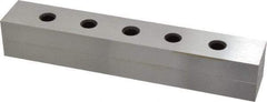 Value Collection - 6" Long x 1" High x 1/2" Thick, Tool Steel Two Face Parallel - 0.0003" Parallelism, Sold as Individual - Best Tool & Supply