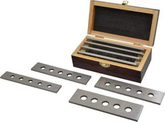 Value Collection - 8 Piece, 6 Inch Long Tool Steel Parallel Set - 1 to 1-3/4 Inch High, 3/16 to 3/16 Inch Thick, 55-62 RC Hardness, Sold as 4 Pair - Best Tool & Supply