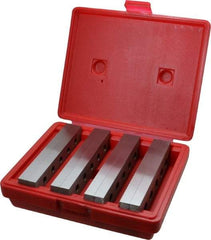 Value Collection - 8 Piece, 6 Inch Long Tool Steel Parallel Set - 1 to 1-3/4 Inch High, 1/2 to 1/2 Inch Thick, 55-62 RC Hardness, Sold as 4 Pair - Best Tool & Supply