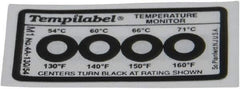 Tempil - 54/60/66/71°C Temp Indicating Label - Best Tool & Supply