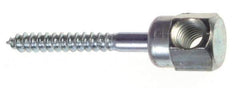 ITW Buildex - 3/8" Zinc-Plated Steel Horizontal (Cross Drilled) Mount Threaded Rod Anchor - 5/8" Diam x 2" Long, 1,725 Lb Ultimate Pullout, For Use with Wood - Best Tool & Supply