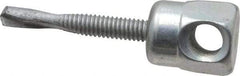 ITW Buildex - 3/8" Zinc-Plated Steel Horizontal (Cross Drilled) Mount Threaded Rod Anchor - 5/8" Diam x 1-1/2" Long, 970 Lb Ultimate Pullout, For Use with Steel - Best Tool & Supply