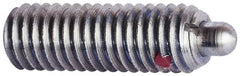 TE-CO - Threaded Spring Plungers Thread Size: 3/8-16 Thread Length (Inch): 1-1/8 - Best Tool & Supply