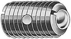 TE-CO - 5/8-11, 0.375" Ball Diam, 63/64" Body Length, 0.096" Max Ball Reach, Threaded Ball Plunger - Stainless Steel Body, Stainless Steel Ball, 7 Lb Initial End Force, 50 Lb Final End Force, Locking Element - Best Tool & Supply