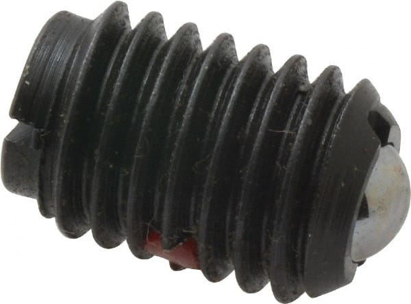 TE-CO - 1/2-13, 0.281" Ball Diam, 3/4" Body Length, 0.072" Max Ball Reach, Threaded Ball Plunger - Best Tool & Supply