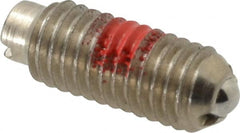 TE-CO - 10-32, 0.093" Ball Diam, 33/64" Body Length, 0.025" Max Ball Reach, Threaded Ball Plunger - Best Tool & Supply