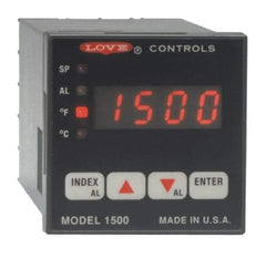 Dwyer - -350 to 2,500°F 1/16 DIN Temperature/Process Control - 4-Digit LCD Display, PID Control, 100-240 VAC/VDC - Best Tool & Supply