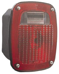 Peterson - 6-3/4" Long x 6-1/4" Wide Red Towing Lights - 12 Volt, Plastic - Best Tool & Supply