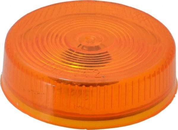 Peterson - 2-1/2" Diam, Amber Lens & Reflector - Plastic, 12 Volt - Best Tool & Supply