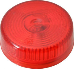 Peterson - 2" Diam, Red Lens & Reflector - Plastic, 12 Volt - Best Tool & Supply