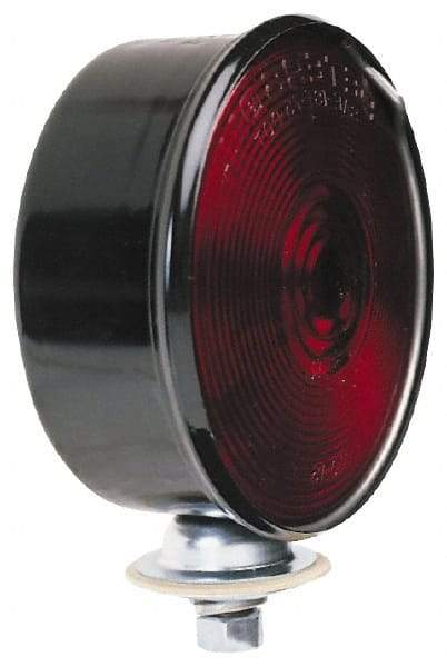 Peterson - 4-1/4" Diam, Red Lens & Reflector - Plastic - Best Tool & Supply