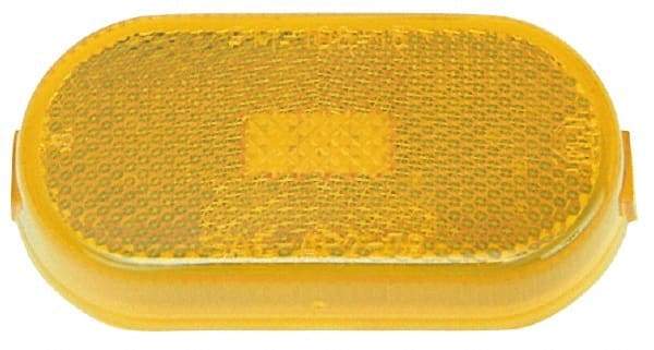 Peterson - 4-1/8" Long x 2" Wide, Amber Lens & Reflector - Plastic, 12 Volt - Best Tool & Supply