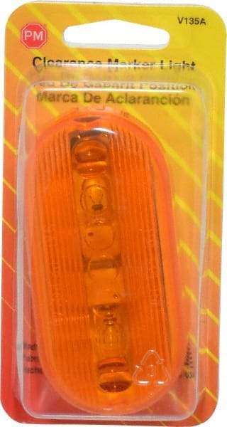 Peterson - 4-1/8" Long x 2" Wide, Amber Lens & Reflector - Plastic, 12 Volt - Best Tool & Supply