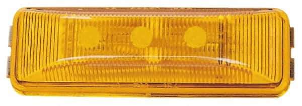 Peterson - 3-13/16" Long x 1" Wide, Amber Lens & Reflector - Plastic, 12 Volt - Best Tool & Supply