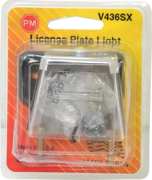 Peterson - 2-11/16" Long x 1-1/2" Wide, Clear Lens & Reflector - Plastic, 12 Volt - Best Tool & Supply