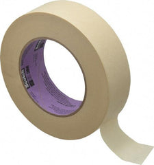 3M - 1-1/2" Wide x 60 Yd Long Tan Paper Masking Tape - Series 2040, 5.5 mil Thick, 23 In/Lb Tensile Strength - Best Tool & Supply