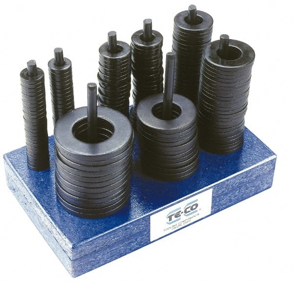 TE-CO - Washer Assortments Type: Flat Number of Pieces: 174 - Best Tool & Supply