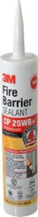 3M - 10.1 oz Cartridge Red Acrylic & Latex Caulk - -20 to 180°F Operating Temp, 10 min Tack Free Dry Time, Series CP 25WB - Best Tool & Supply