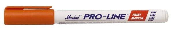 Markal - Orange Liquid Enamel-Based Paint Marker - Fine Tip, Alcohol Base Ink - Best Tool & Supply