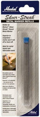 Markal - Metallic Silver Graphite Petroleum Base Marker - Fine Tip - Best Tool & Supply