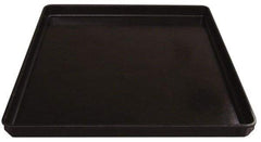 MFG Tray - 200 Lb Load Capacity Black Fiberglass Tote Container - Stacking, 26" Long x 20" Wide x 1-1/2" High - Best Tool & Supply