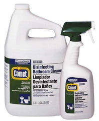 Comet USA LLC - 32 oz Spray Bottle Liquid Bathroom Cleaner - Citrus Scent, Disinfectant, General Purpose Cleaner - Best Tool & Supply